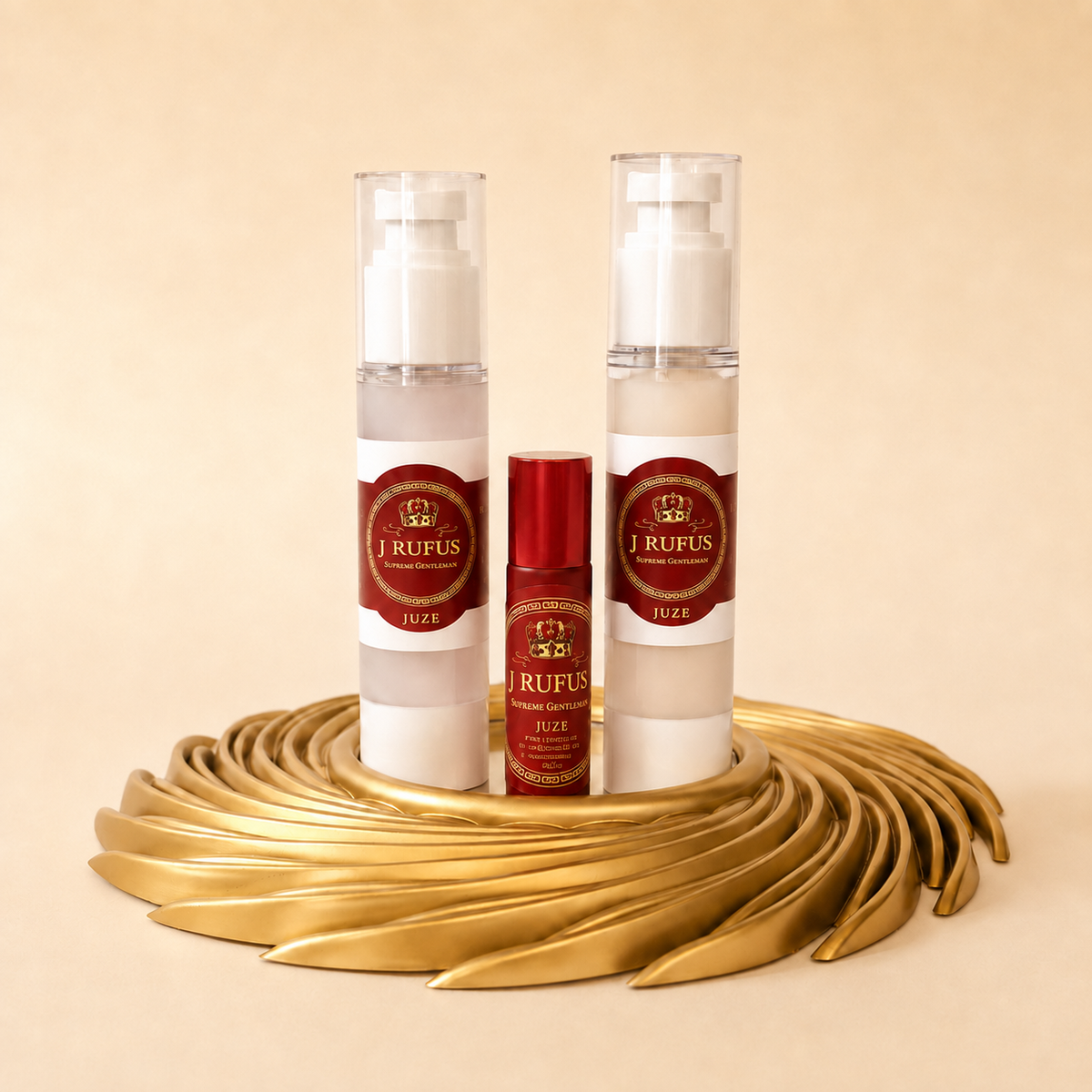 🍂J RUFUS OPULENCE JUZE "CONQUEROR" SIGNATURE FRAGRANCE OIL – BODY SET, YOU SMELL ROYAL