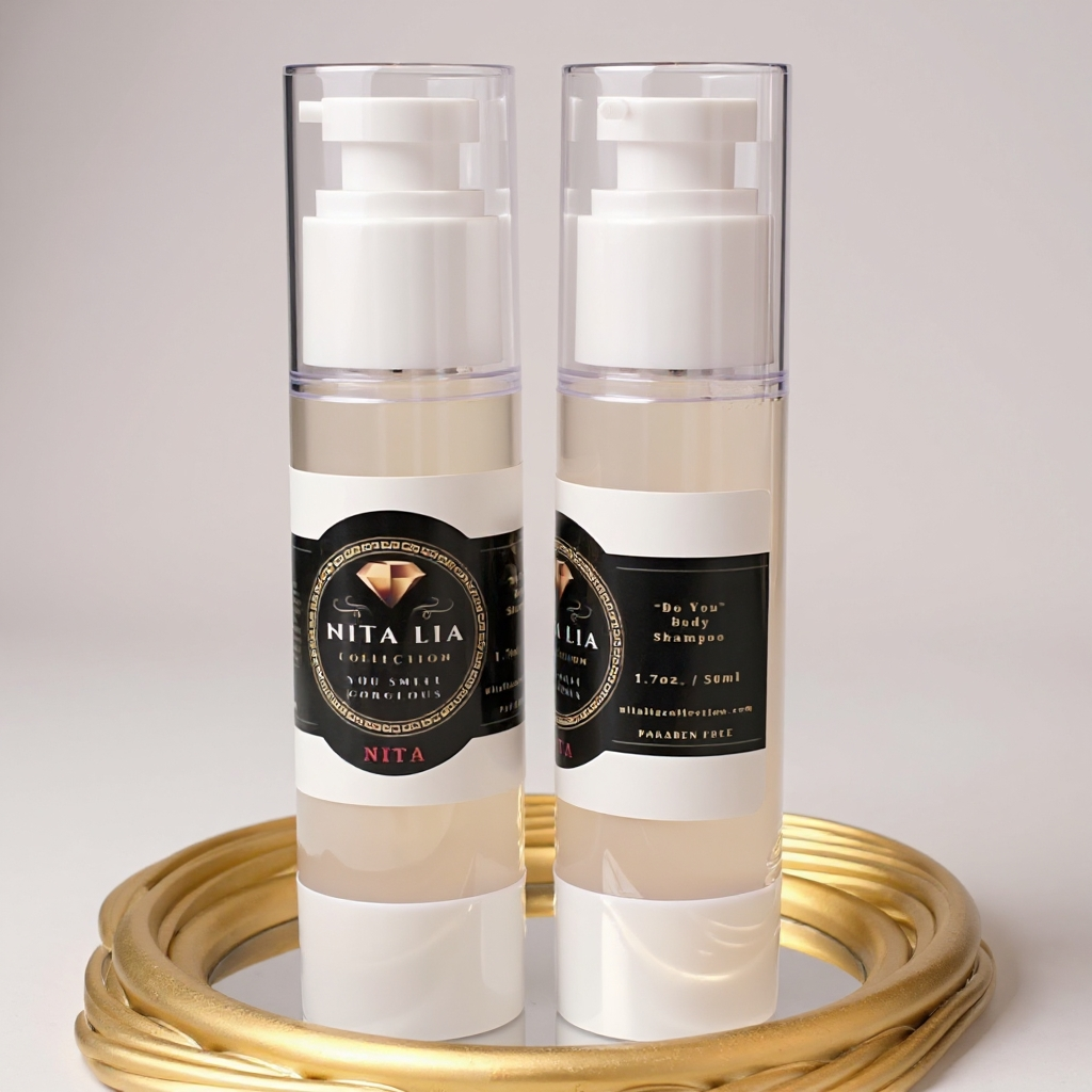 NITA DO YOU BODY SHAMPOO -w/POUF FOR EXTRA LATHERING - YOU SMELL GORGEOUS!!!