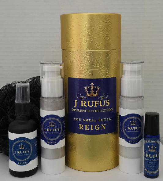 J RUFUS Opulence REIGN Royal Set – Enhanced Edition, "ALKEBULAN" Cologne Oil Spray