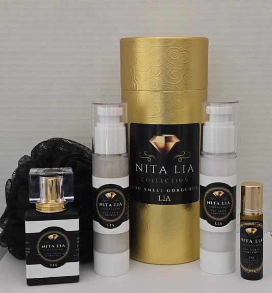 CLEARANCE SALE!!! THIS ITEM IS DISCONTINUED (SPECIAL ORDER ONLY) LIA Luxury Fragrance Oil Set – Enhanced Edition, "LIA GIFTED Parfum Intense Oil Spray!"