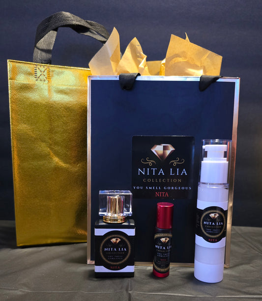 NITA CHOSEN HOLIDAY DUO GIFT SET ON SALE NOW!!!!!  ONLY$30.00 FREE ROLLERBALL AND GIFT BAG  INCLUDED!!!