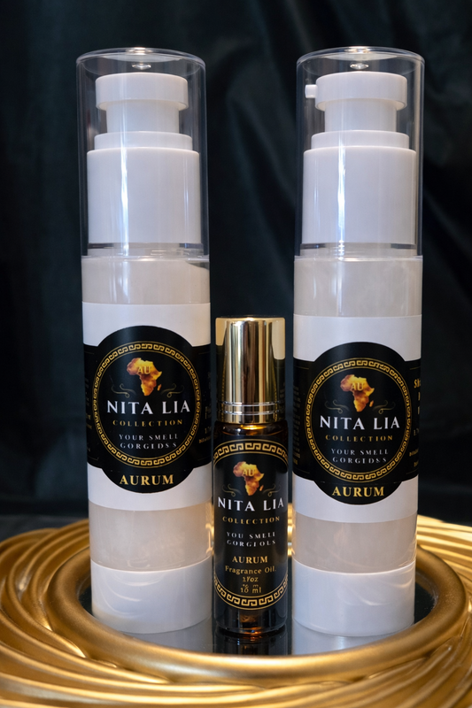 AURUM LUXURY FRAGRANGE OIL BODY SET - YOU SMELL GORGEOUS