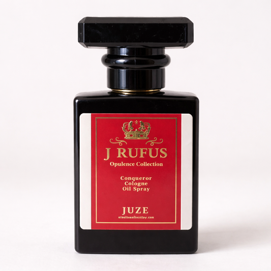 J RUFUS JUZE CONQUEROR COLOGNE OIL SPRAY - YOU SMELL ROYAL