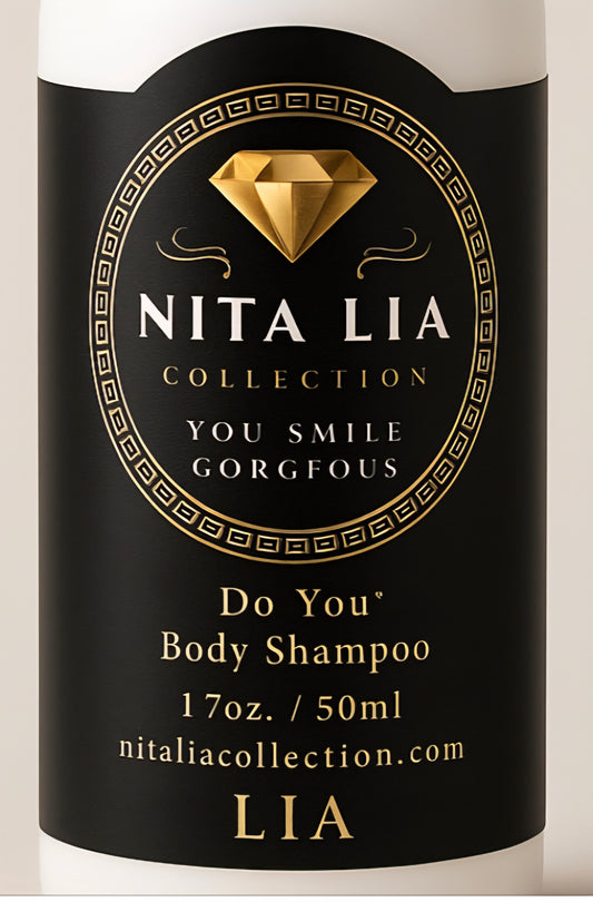 LIA DO YOU BODY SHAMPOO w/Pouf for Extra Lathering - YOU SMELL GORGEOUS!!!