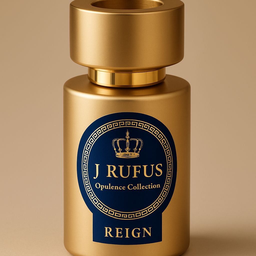 J RUFUS OPULENCE COLLECTION REIGN SET w/pouf