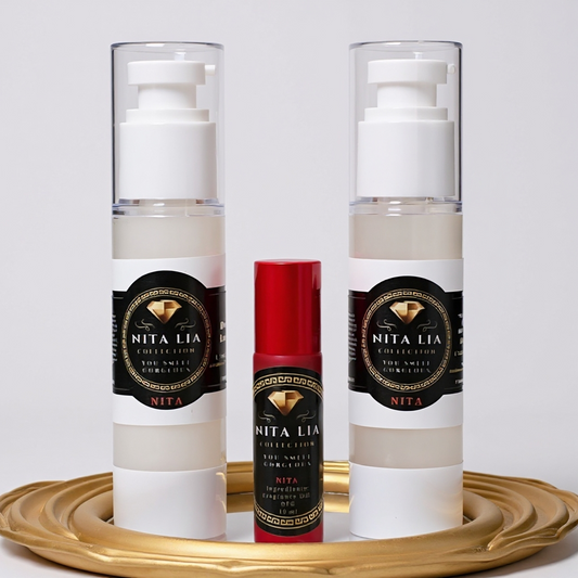 NITA LUXURY FRAGRANCE OIL BODY SET!  YOU SMELL GORGEOUS!!!